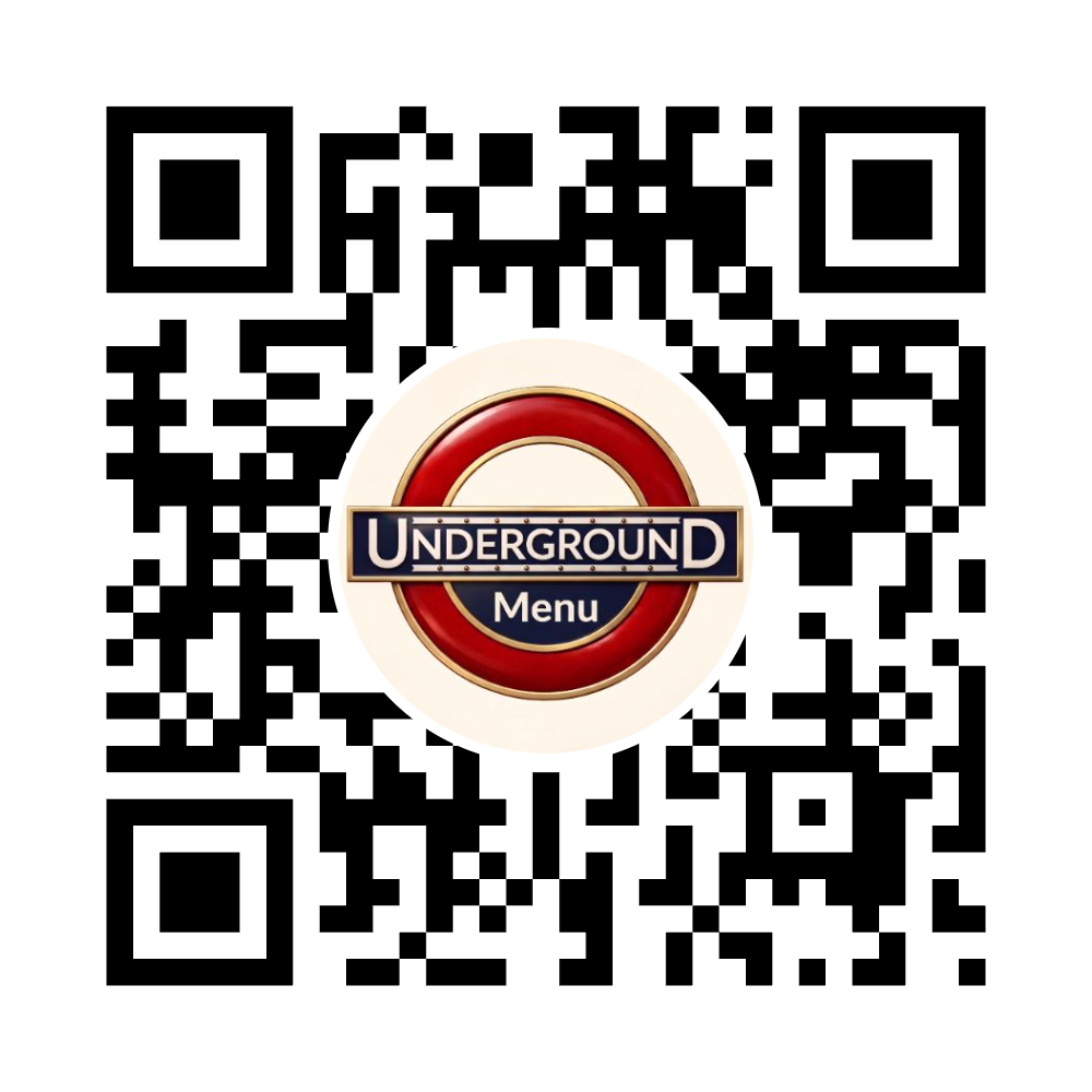QR code for the Underground Public House menu
